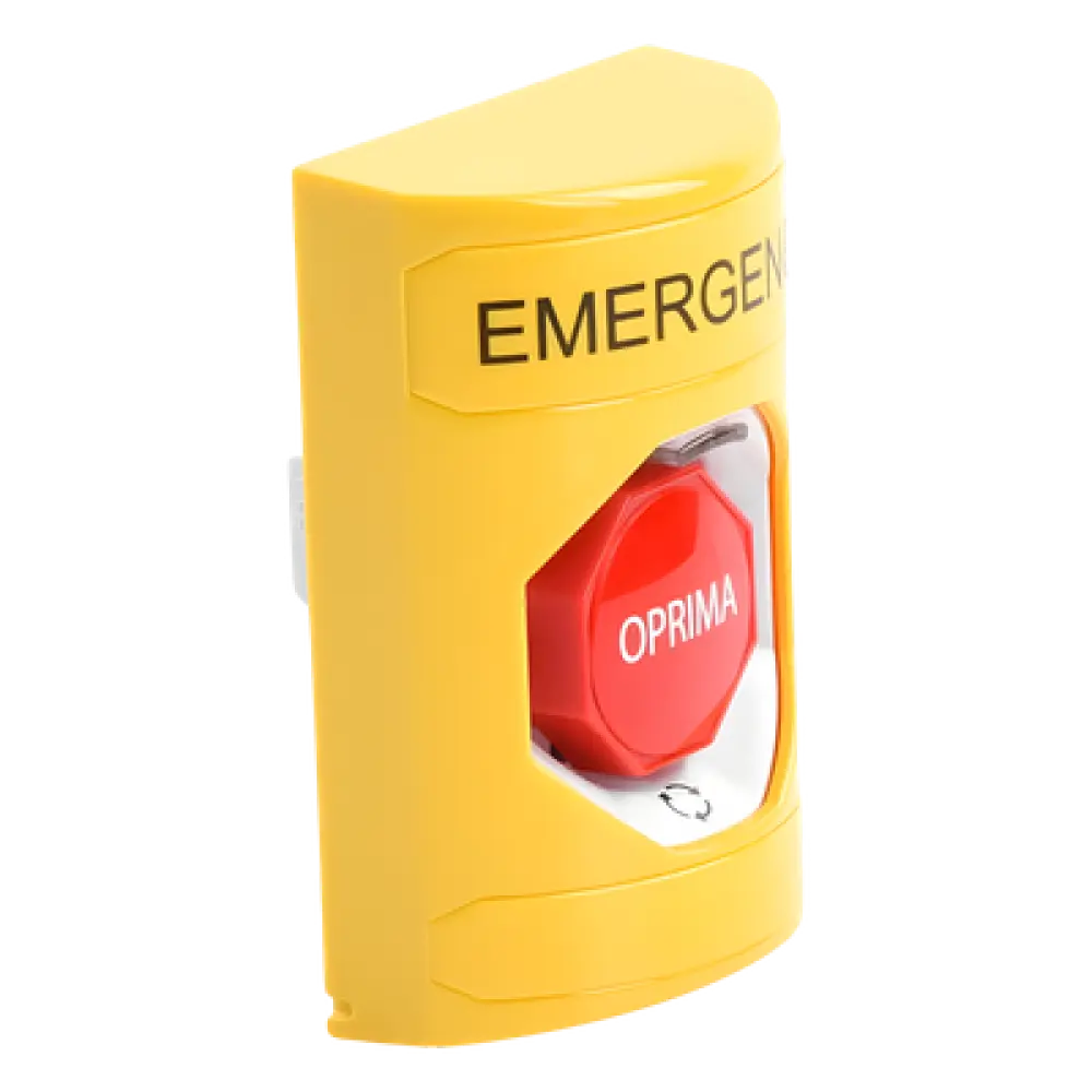 Botón de Emergencia Multifuncional / Acción Mantenida / LED Multicolor / UL/cUL/ADA / Diseño Antivandálico / Uso Interior-Exterior