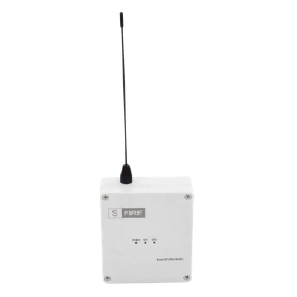 Transmisor Inalámbrico / 2 Contactos Secos NA / Alcance 2500 m (8202.1 ft) / 433.92 MHz / Antena 190 mm / -20°C a +80°C