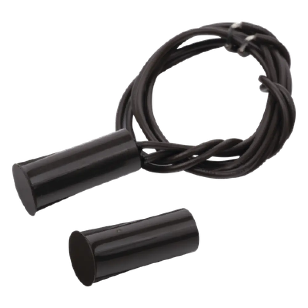 Contacto Magnético de Empotrar / GAP 19 mm (0.75 in) / 12 VCC / NC / Calibre 22 AWG / Color Café