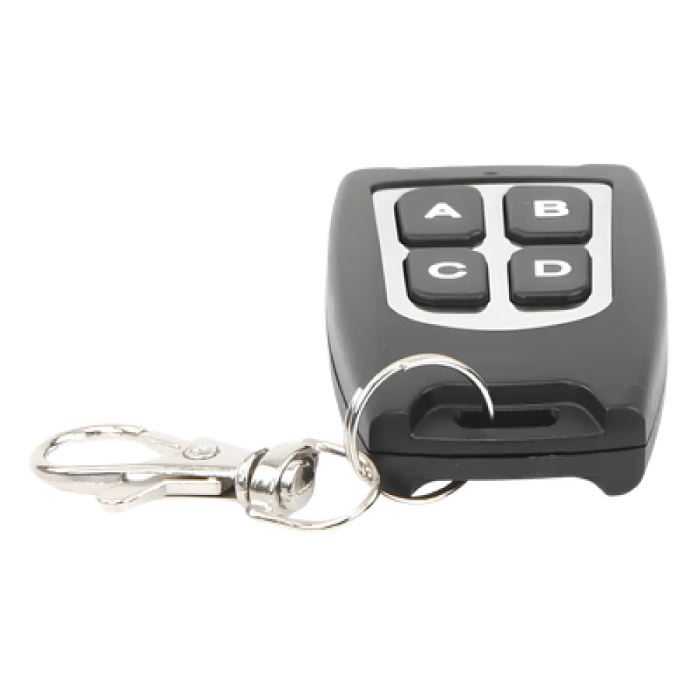 Control Remoto / 4 Canales / 433.92 MHz RFID / 57x32x11 mm / 0.22 oz