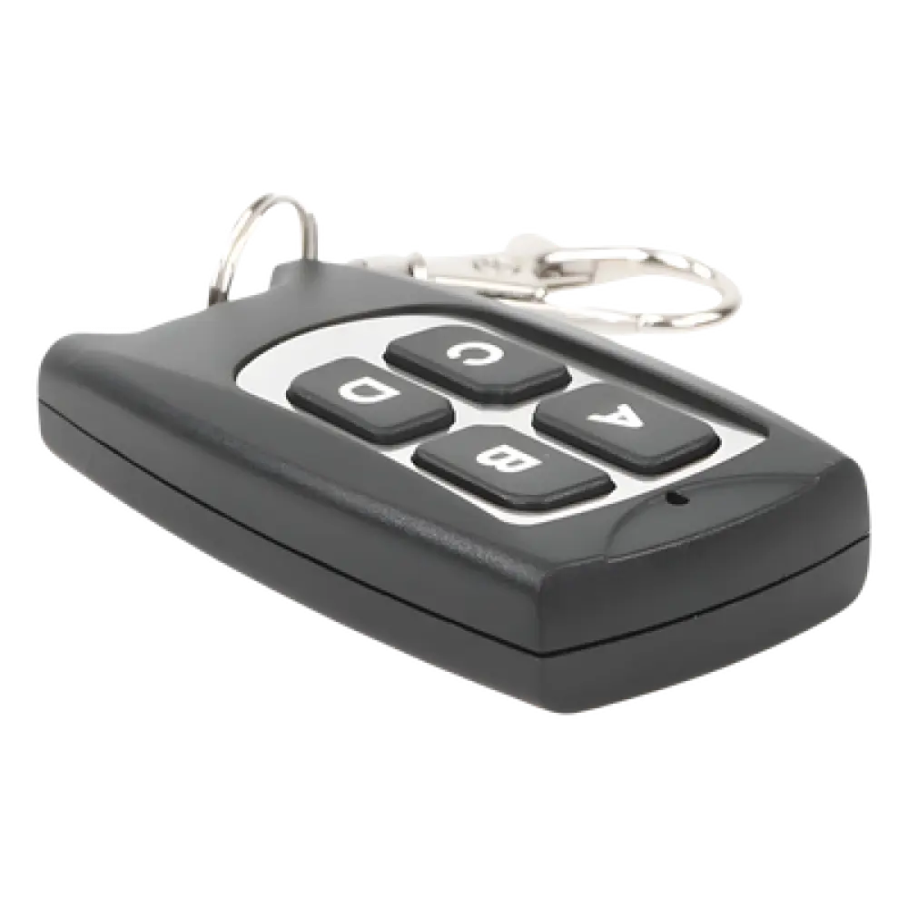 Control Remoto / 4 Canales / 433.92 MHz RFID / 57x32x11 mm / 0.22 oz