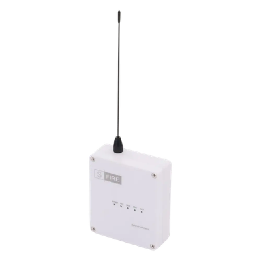 Receptor Inalámbrico / 2500 m (8202.1 ft) de Alcance / 4 Salidas de Relevador Tipo C / Frecuencia 433.92 MHz / Operación -20°C a +80°C