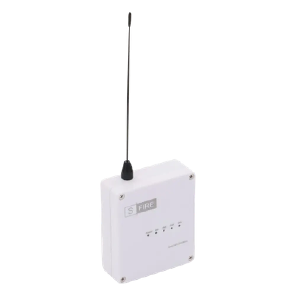 Receptor Inalámbrico / 2500 m (8202.1 ft) de Alcance / 4 Salidas de Relevador Tipo C / Frecuencia 433.92 MHz / Operación -20°C a +80°C