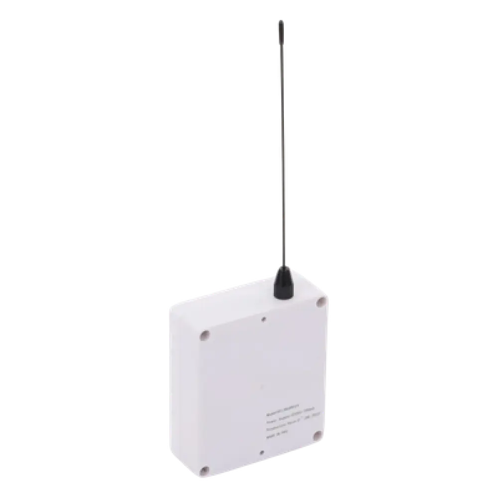 Receptor Inalámbrico / 2500 m (8202.1 ft) de Alcance / 4 Salidas de Relevador Tipo C / Frecuencia 433.92 MHz / Operación -20°C a +80°C