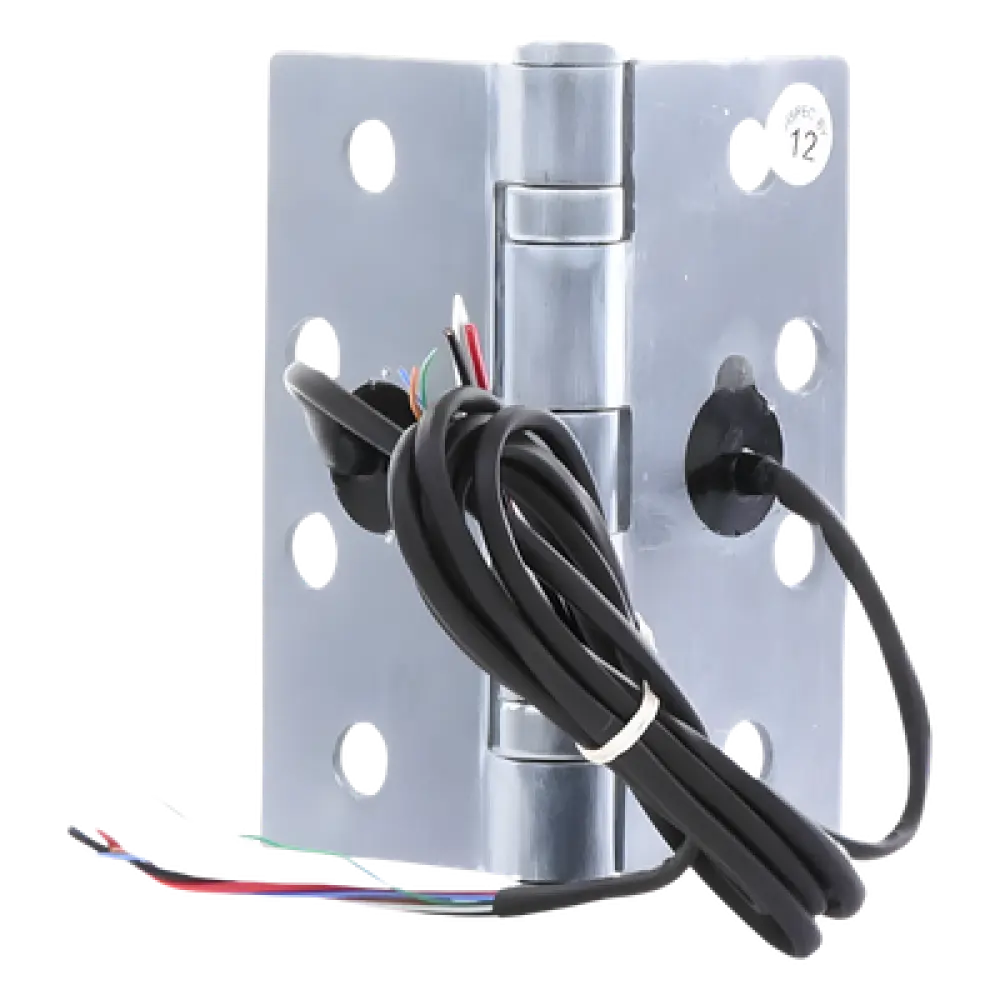 Bisagra Pasa Cables / 6 Conductores / 24V CC/CA 3A / Acero Inoxidable 4x4 pulgadas / 800,000 Ciclos / UL Incendios