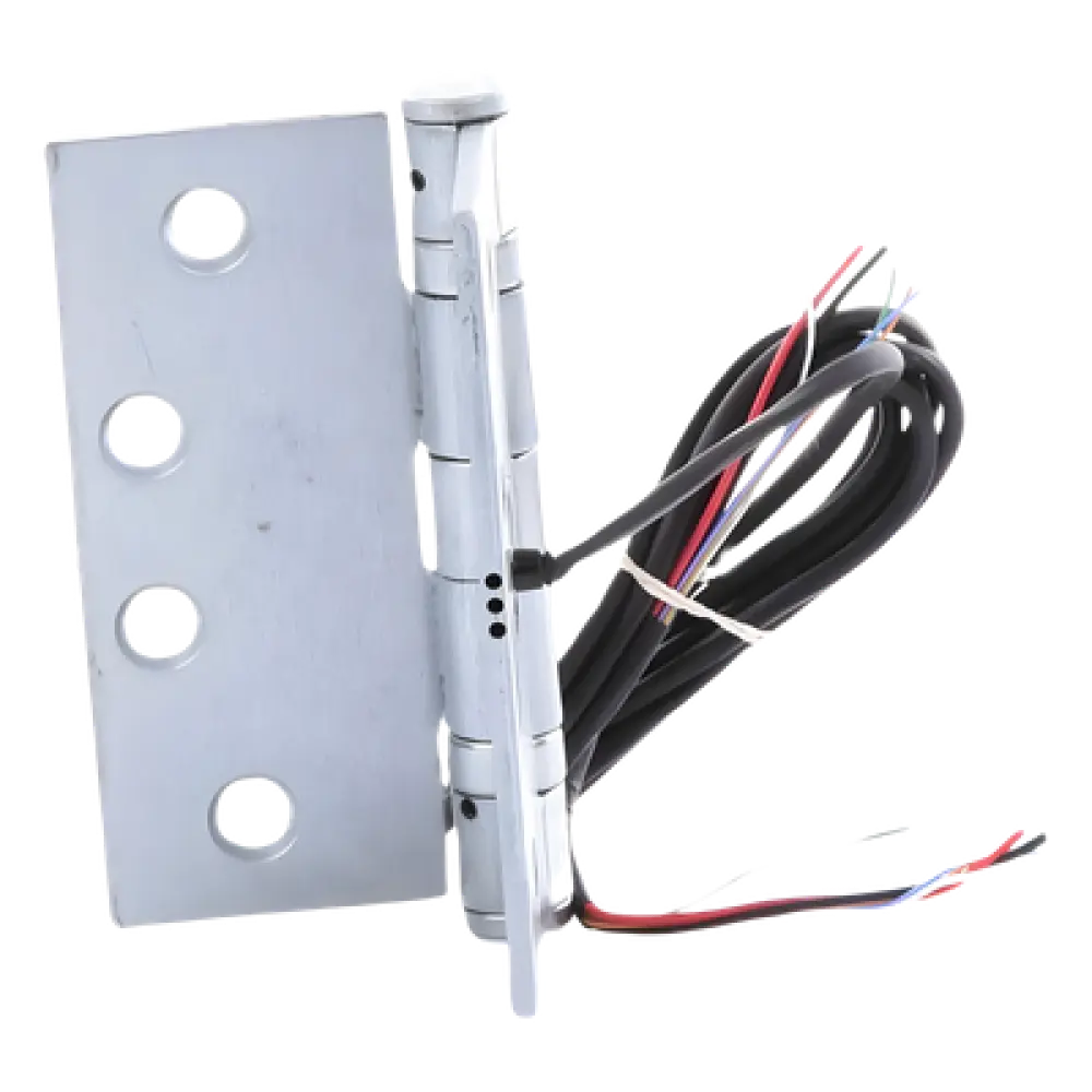 Bisagra Pasa Cables / 6 Conductores / 24V CC/CA 3A / Acero Inoxidable 4x4 pulgadas / 800,000 Ciclos / UL Incendios