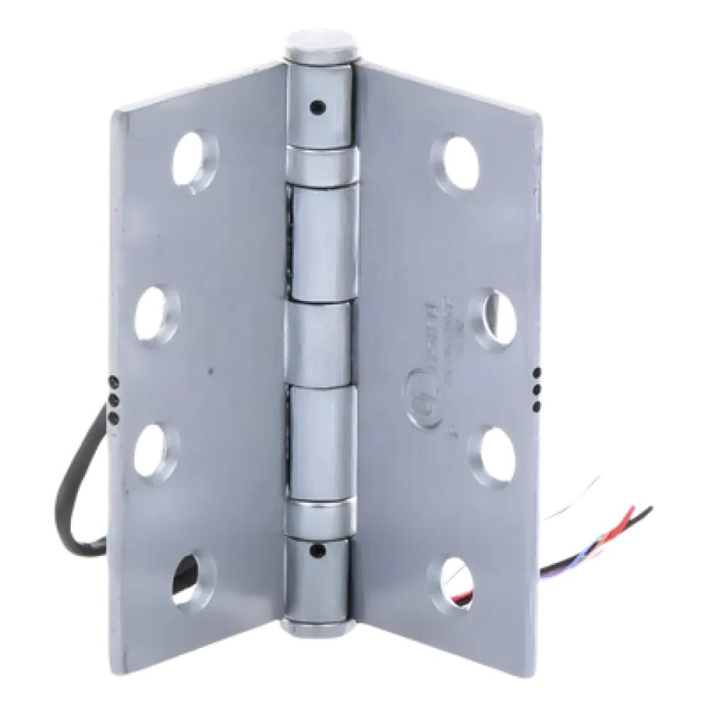 Bisagra Pasa Cables / 6 Conductores / 24V CC/CA 3A / Acero Inoxidable 4x4 pulgadas / 800,000 Ciclos / UL Incendios