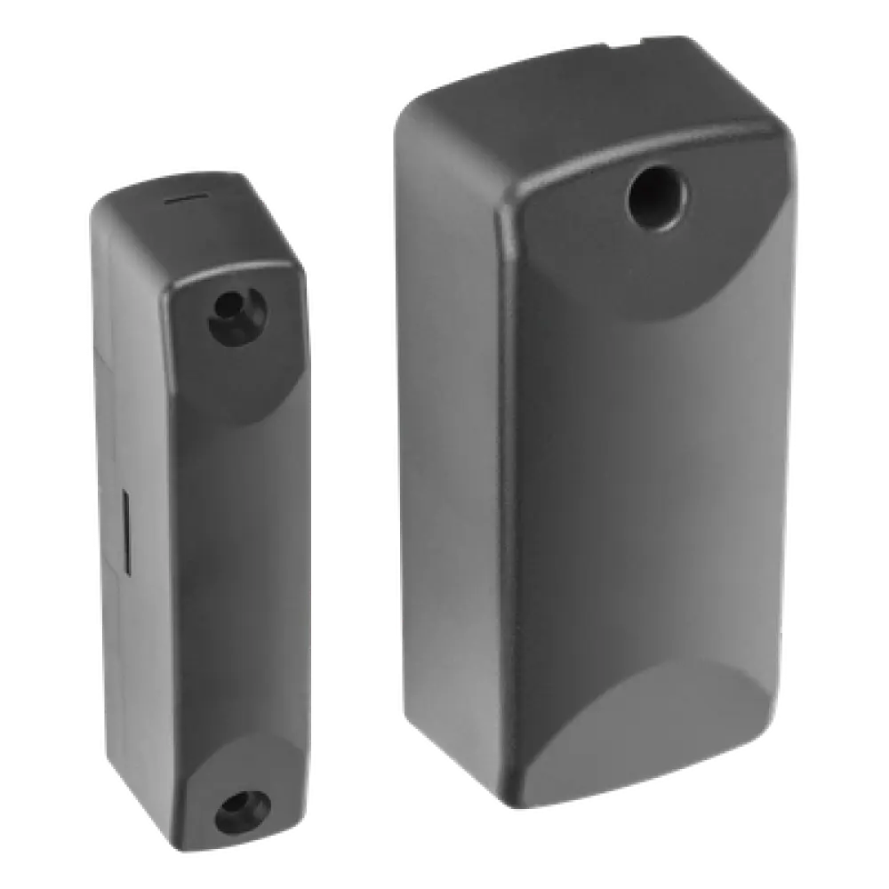 Sensor Magnético Inalámbrico para Exterior / IP56 / Gap 7.5 cm / Entrada Auxiliar NC/C/NO / -40°C a 60°C / Batería 10 Años / 345 MHz