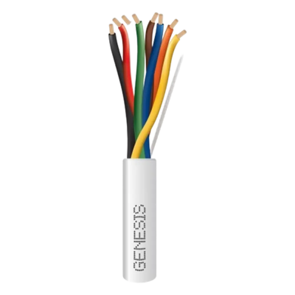 Cable Multiconductor / 8 Conductores / 18 AWG / Cobre Sólido / Plenum / 305 m (1000 ft) / -20°C a 75°C / NFPA 262 / CL3P CMP