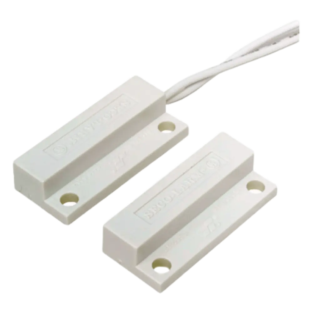 Contacto Magnético de Superficie / Miniatura / Lazo Cerrado / Gap 19 mm (0.75 in) / Cables Laterales 381 mm (15 in) / ABS Resistente a Intemperie