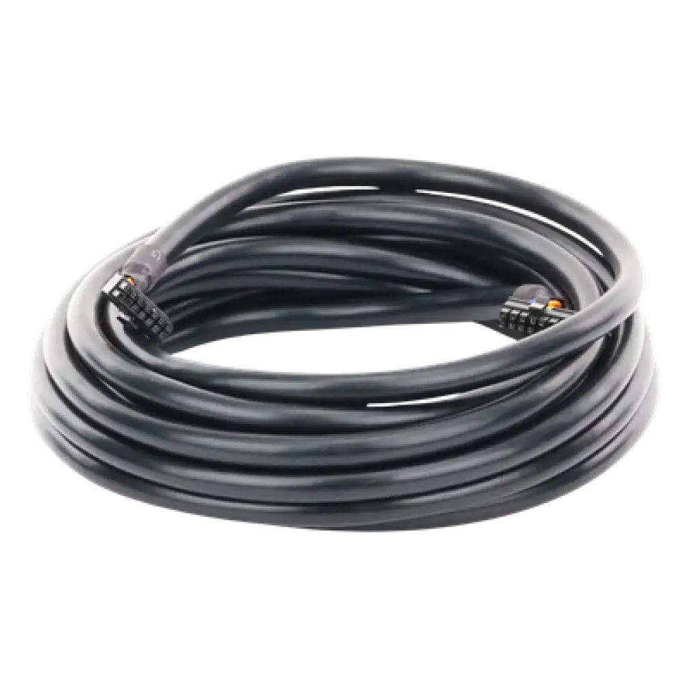 Cable de Interconexión para Torniquetes / Conexión Central a Múltiples Carriles / Longitud 7.5 m (24.6 ft) / Terminación Jack / Uso Rudo