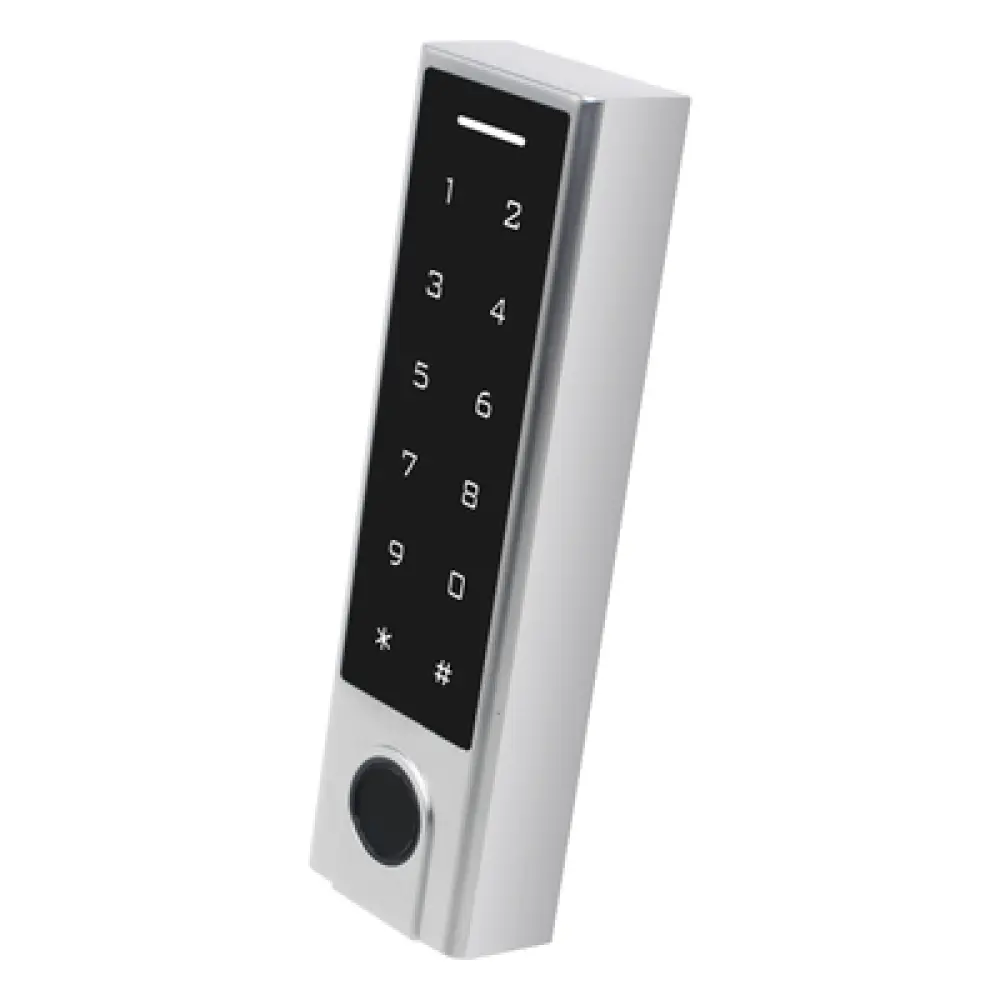 Kit de Cerradura Inteligente Inalámbrica / Teclado Metálico IP65 / 900 Usuarios Tarjeta/PIN / 100 Huellas / Alcance 30 m (98.4 ft) / 433 MHz