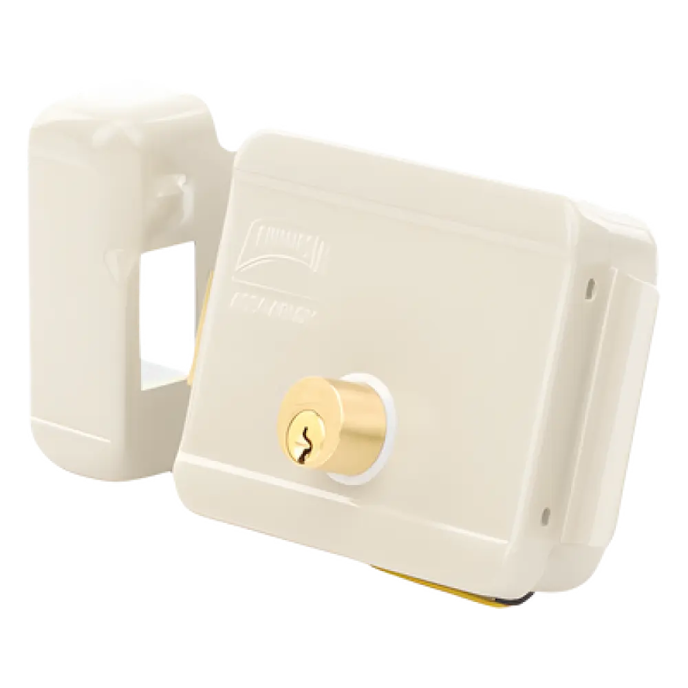 Cerradura Eléctrica / Doble Cerrojo / 12 VCC/VCA / Activación por Pulso 2 s / Izquierda / Exterior