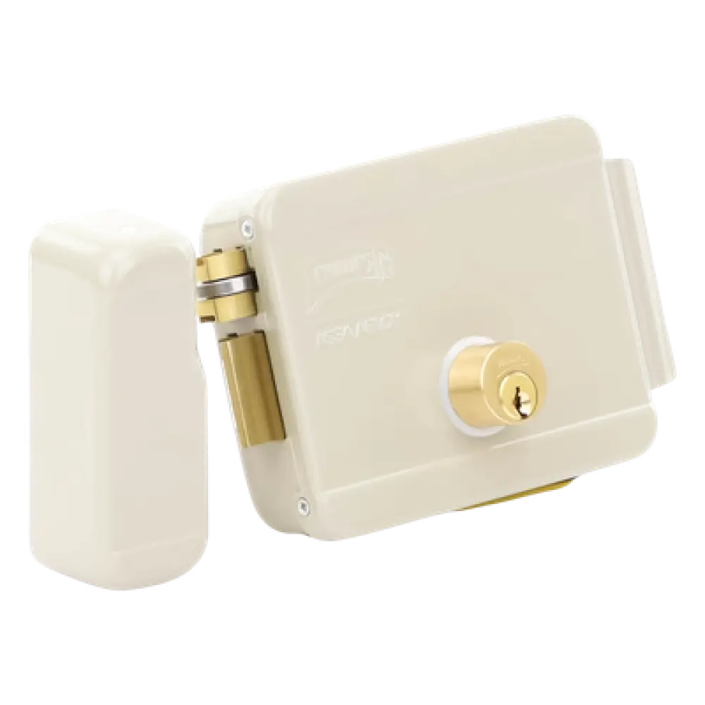 Cerradura Eléctrica / Doble Cerrojo / 12 VCC/VCA / Activación por Pulso 2 s / Izquierda / Exterior