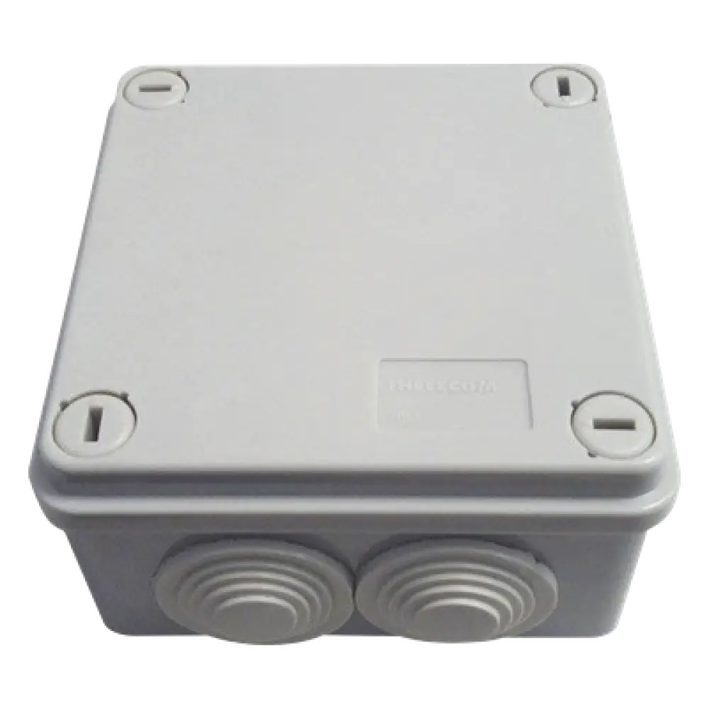 Caja Estanca / IP55 / IK08 / 6 Entradas 3/4' / 100x100x50 mm (3.94x3.94x1.97') / ABS Gris