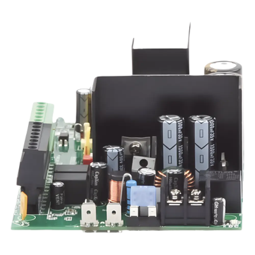 Fuente de Poder con Cargador de Batería de Respaldo / Salida 12.5 VCC 4 A / Entrada 102-132 VCA / Batería 12 V 7 Ah / UL-294 / CE