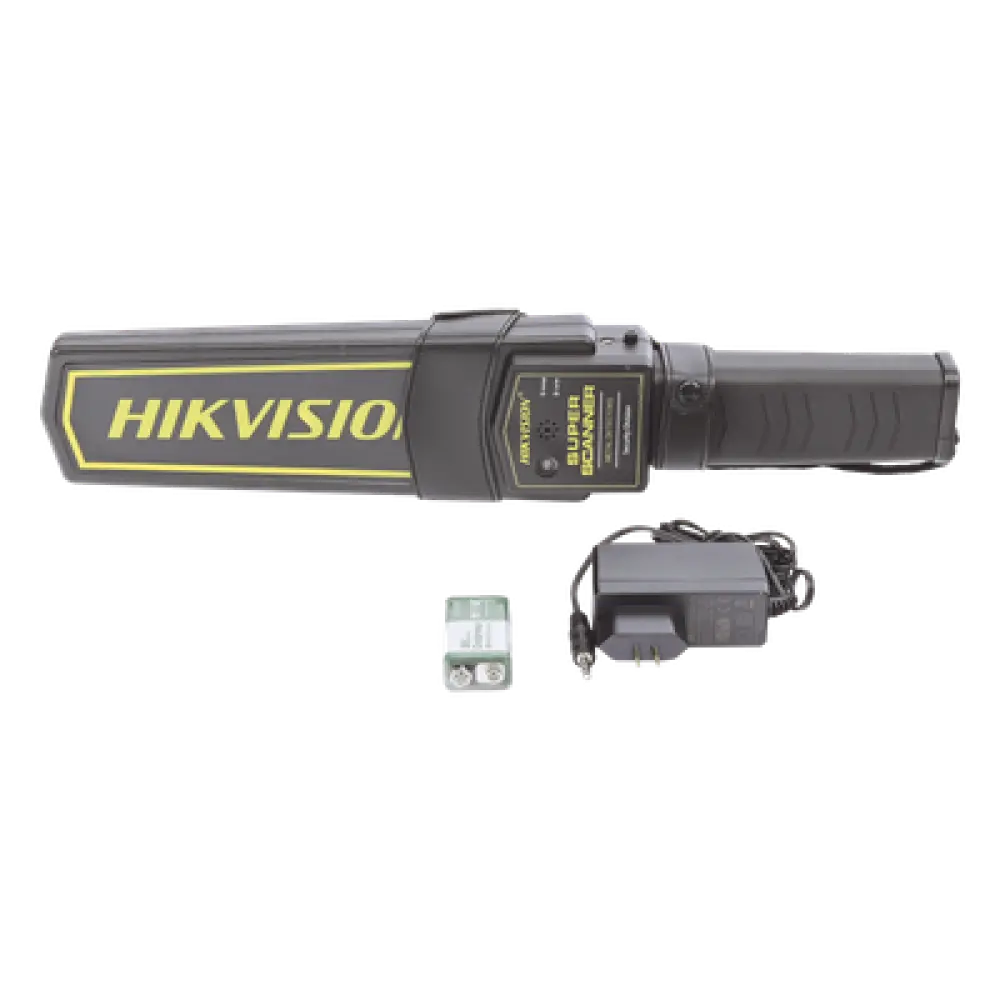 Detector de Metales Portátil / Sensibilidad Ajustable / Alarma Audible y Vibración / Resistente a Caídas 90 cm (2.95 ft) / Batería 9V Incluida