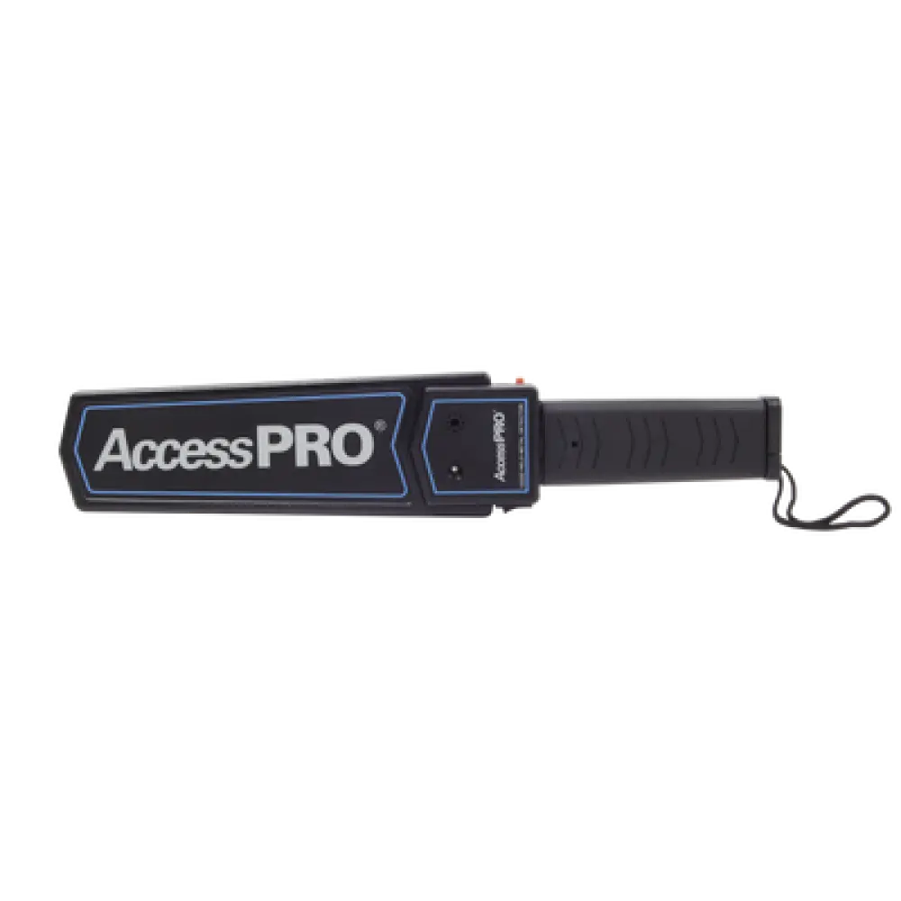 Detector de Metales Portátil / Sensibilidad Alta/Baja / Alarma 75 dB / IP31 / Ahorro de Energía / 410 x 85 x 45 mm