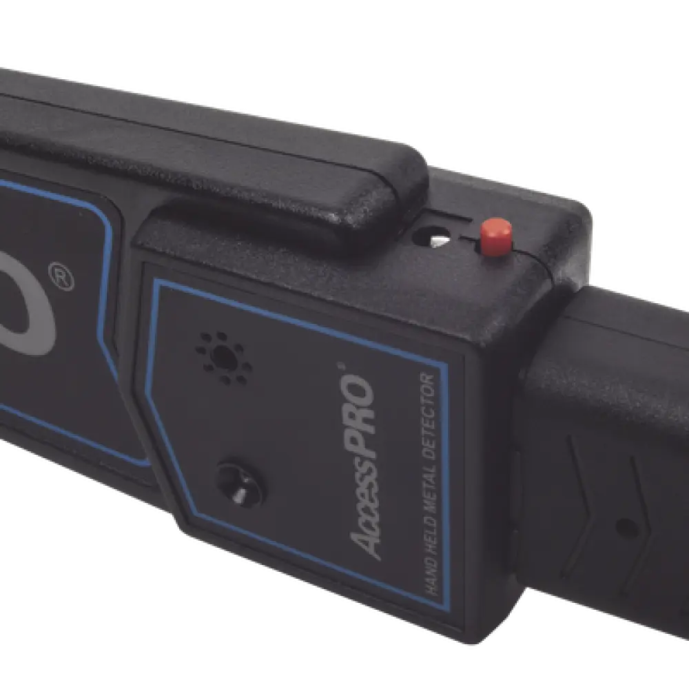 Detector de Metales Portátil / Sensibilidad Alta/Baja / Alarma 75 dB / IP31 / Ahorro de Energía / 410 x 85 x 45 mm