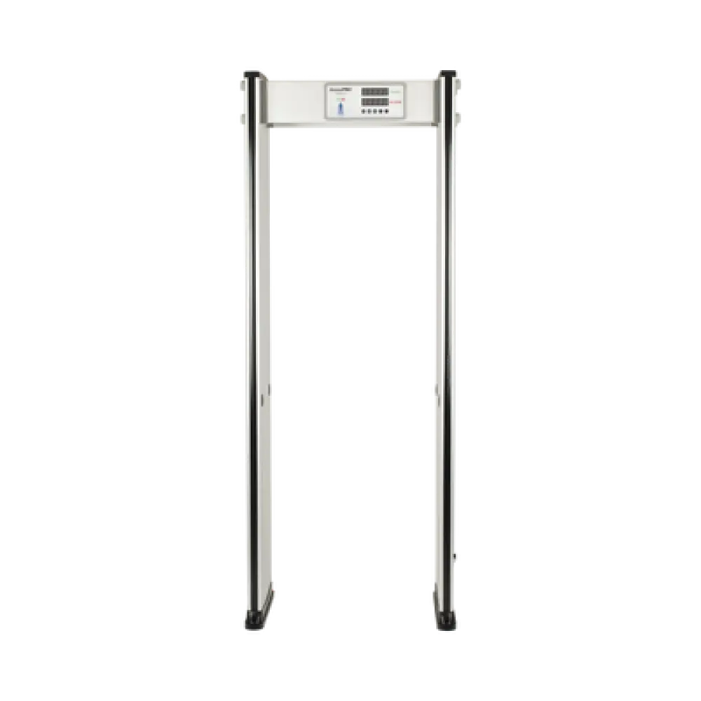 Arco Detector de Metales / 6 Zonas Independientes / 2000 Niveles de Sensibilidad / Contador 99,999 / Interior / −25 °C a 55 °C