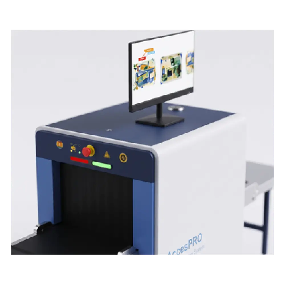 Sistema de Inspección por Rayos X / Túnel 50x30 cm (20x12 pulgadas) / Detección de Explosivos y Materiales Orgánicos / Monitor LCD 21.5" / Zoom 32x / Memoria 100,000 Imágenes / Capacitación Incluida