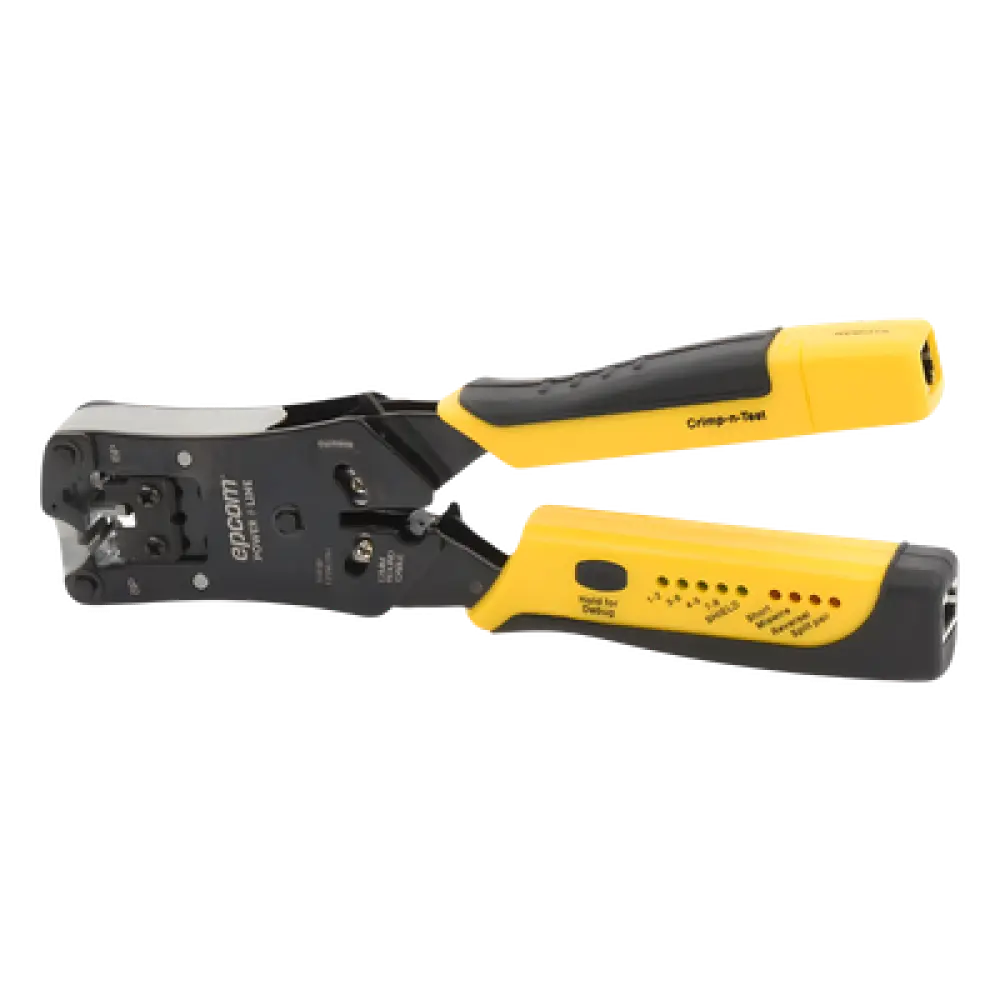 Pinza Pelacables/ Probador UTP-STP/ Cat 3-5-6/ RJ45-RJ11-RJ22/ 0.38 x 0.95 pies