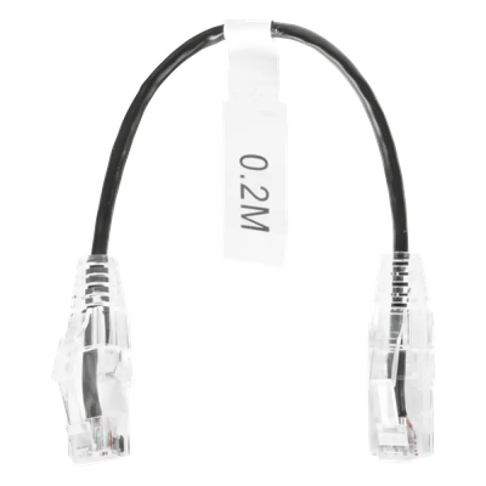 Cable de Parcheo Slim UTP / Cat6 / 20 cm (0.66 ft) / 28 AWG / 1 Gbps / RJ45