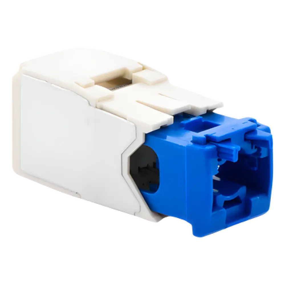 Conector Jack RJ45 / Categoría 6A / 10GBase-T / Terminación TG / Mini-Com / 8P8C / 22-26 AWG / -10°C a 65°C
