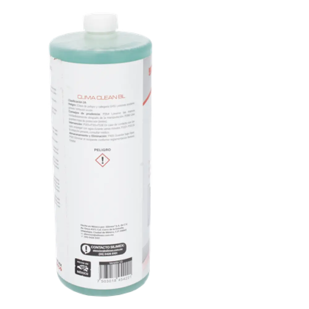 Limpiador de Serpentines para Minisplits / Base Acuosa / 1 Litro / No Inflamable / Uso Profesional