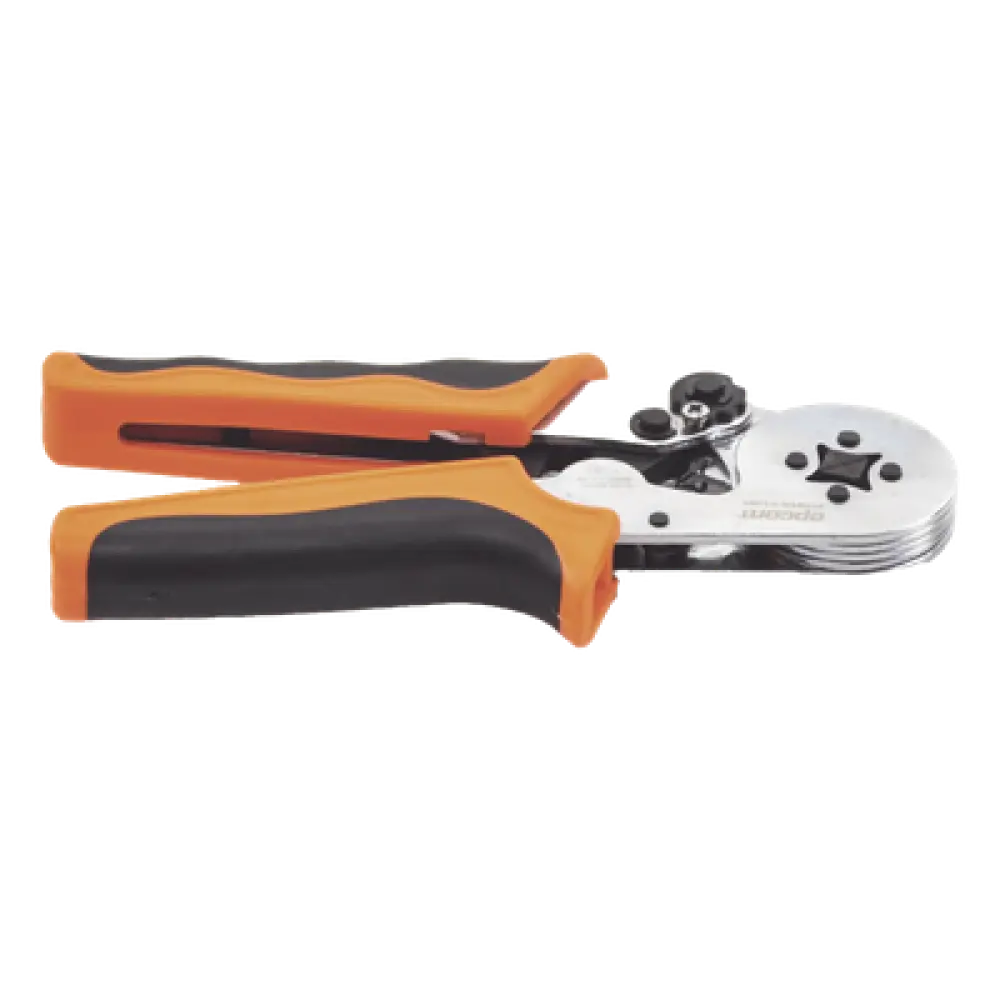 Pinza para Prensado / 26-10 AWG / 0.25-6.0 mm² / Casquillo Cuadrado / Trinquete Ergonómico / 175x75x20 mm / 0.57 ft x 0.25 ft x 0.07 ft