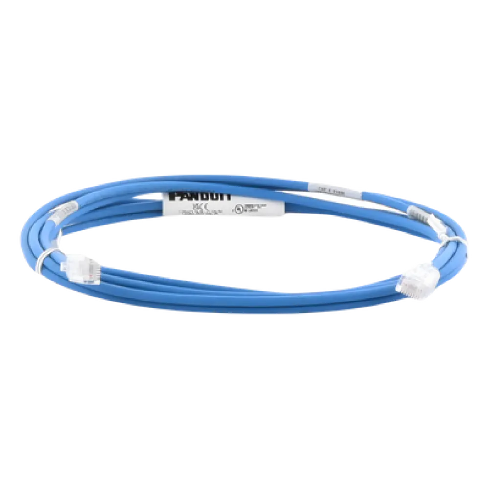 Cable de Parcheo / Cat6 / UTP / 28AWG / Diámetro Reducido / 3.05 m (10 Pies) / Azul