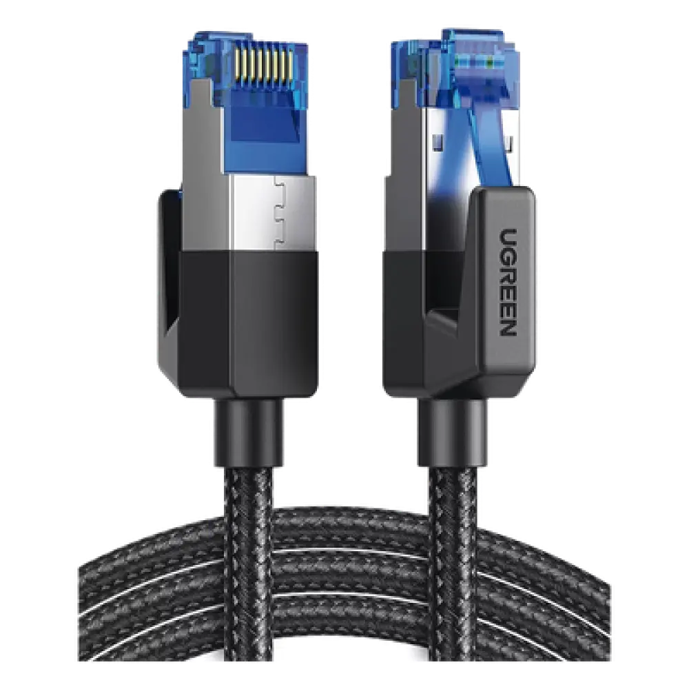 Cable Ethernet Cat8 / F/FTP / 40 Gbps / 2000 MHz / 2 m (6.56 ft) / Nylon Trenzado