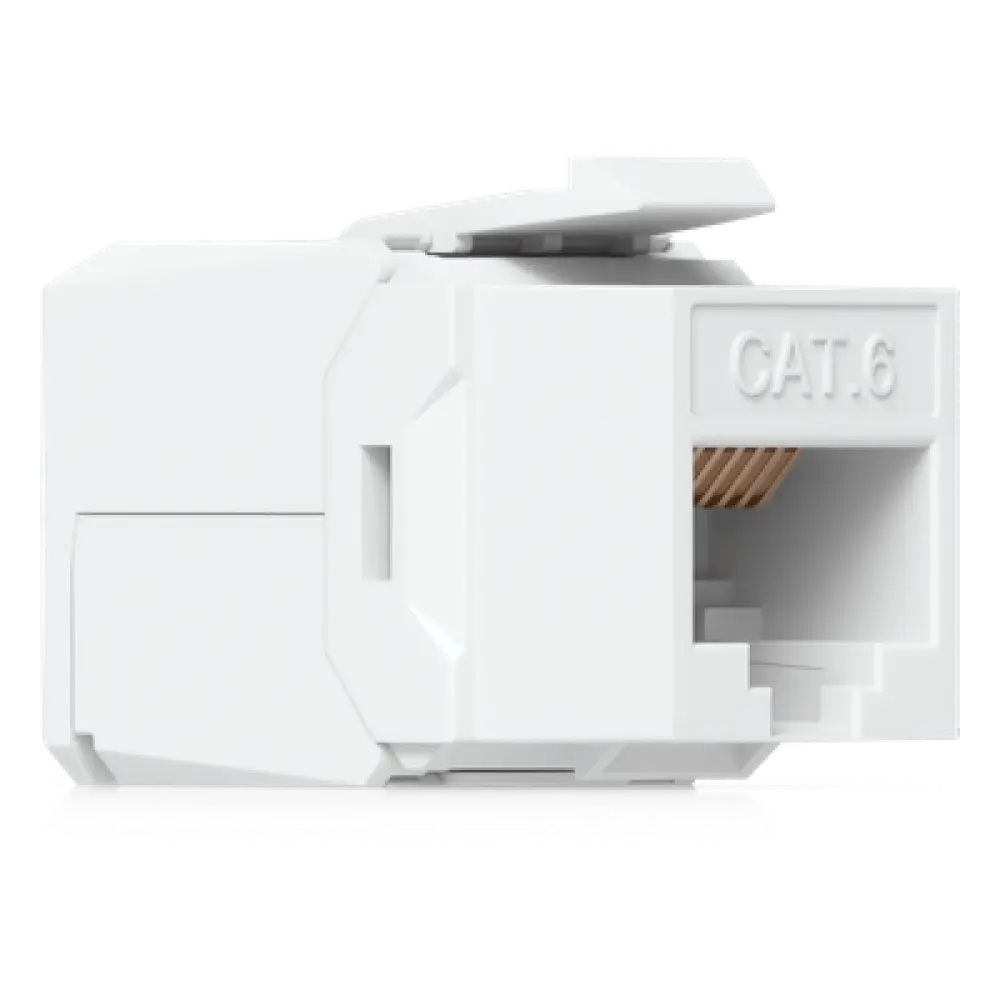 Keystone Jack / Cat6 / Terminación IDC / Snap-In / 12 Piezas