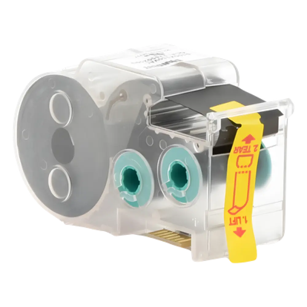 Casete de Etiquetas Autolaminadas / 200 Etiquetas / 25.4 x 38.1 mm / Cables 4 a 8.1 mm / Área de Impresión Blanca