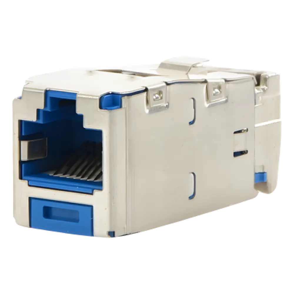 Conector Jack / Blindado / Cat 6A / 8P8C / TG Mini-Com / Terminación sin Impacto / -10°C a 65°C / 22-26 AWG