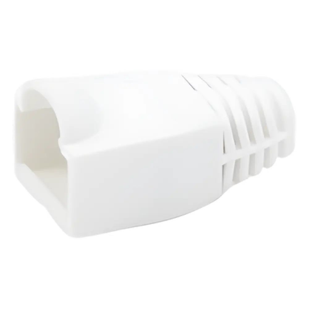 Bota de Protección / 27.5 mm / Cable 6.0 mm / RJ45 / TC-5 TC-6 / Plástico Blanco