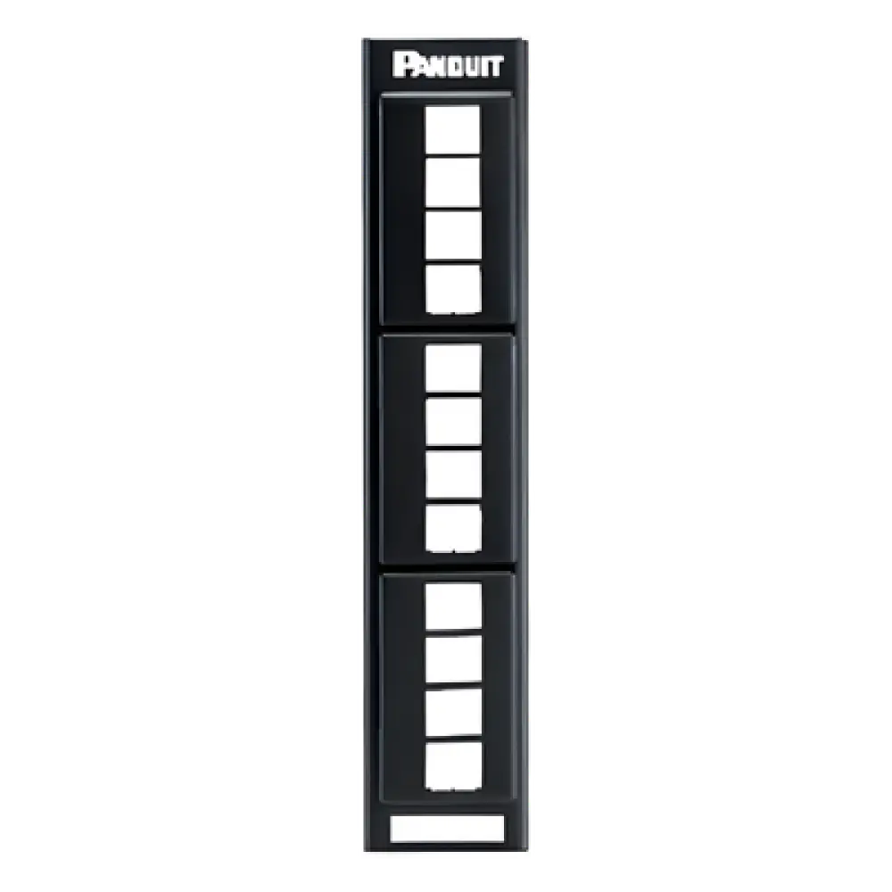 Panel de Parcheo Modular Keystone / 12 Puertos / Montaje en Pared / 10.00 pulgadas de Ancho