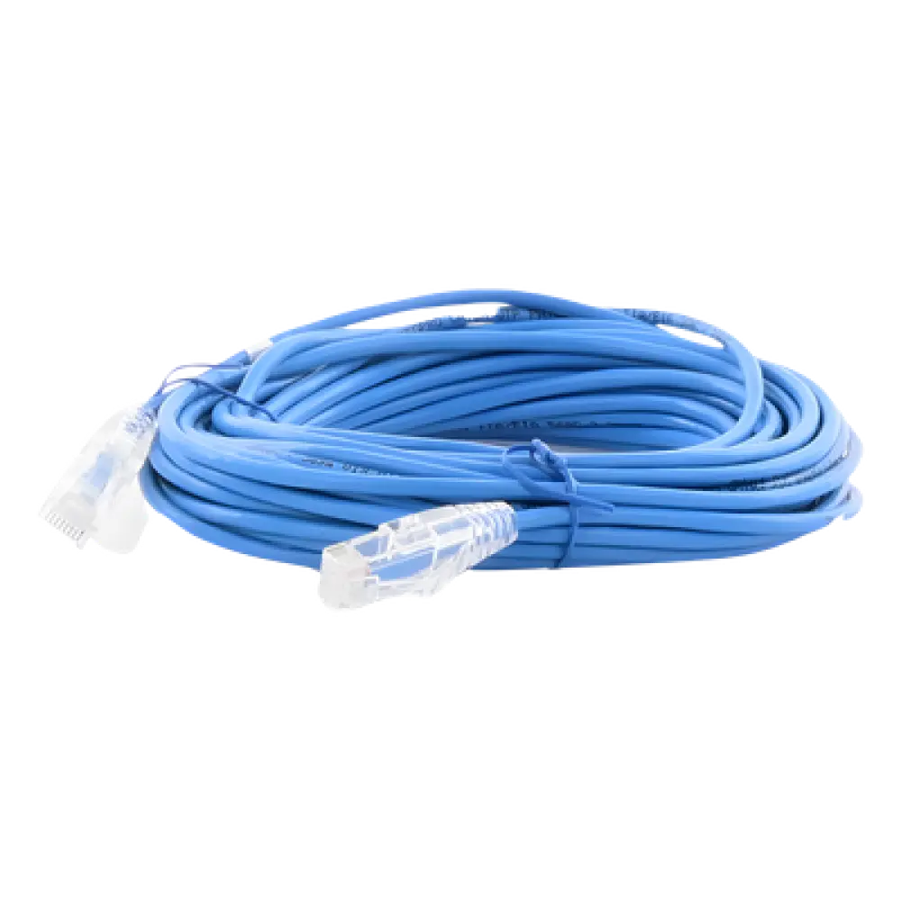 Cable de Parcheo Slim UTP Cat6A / 10 m (32.81 ft) / 28 AWG / RJ45 / Azul