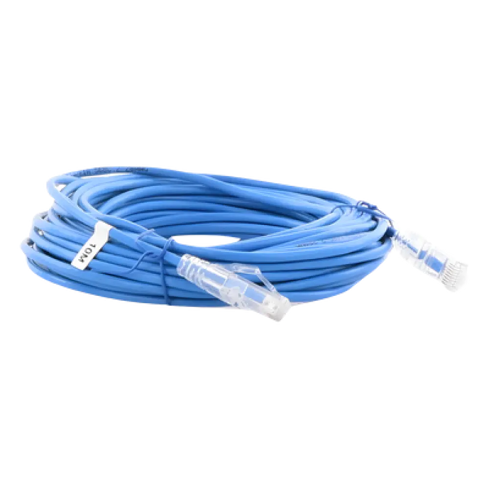 Cable de Parcheo Slim UTP Cat6A / 10 m (32.81 ft) / 28 AWG / RJ45 / Azul