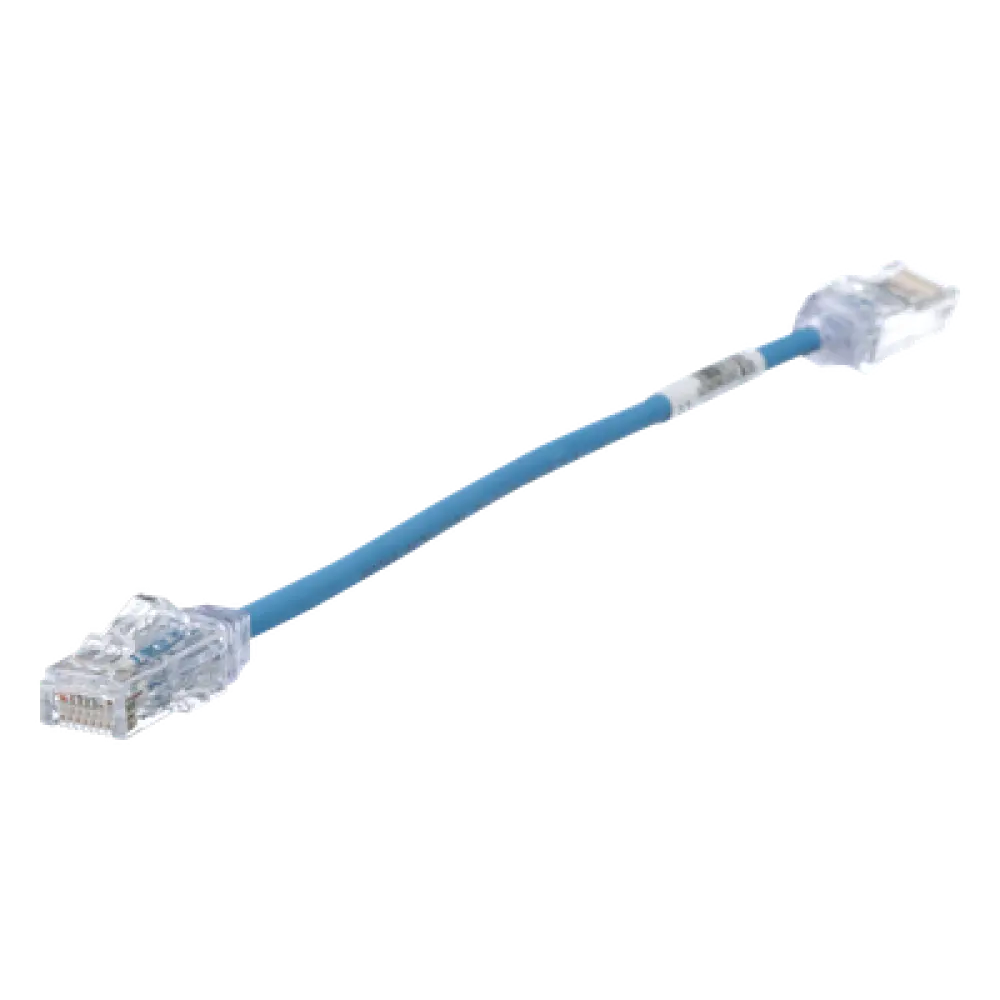 Cable de Parcheo UTP / Cat6 / 28AWG Diámetro Reducido / 20.2 cm (0.66 ft) / Azul