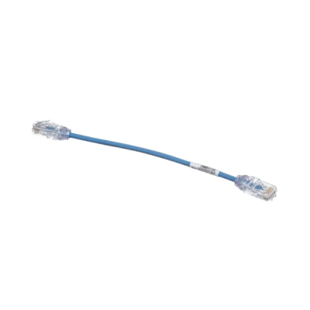 Cable de Parcheo UTP / Cat6 / 28AWG Diámetro Reducido / 20.2 cm (0.66 ft) / Azul