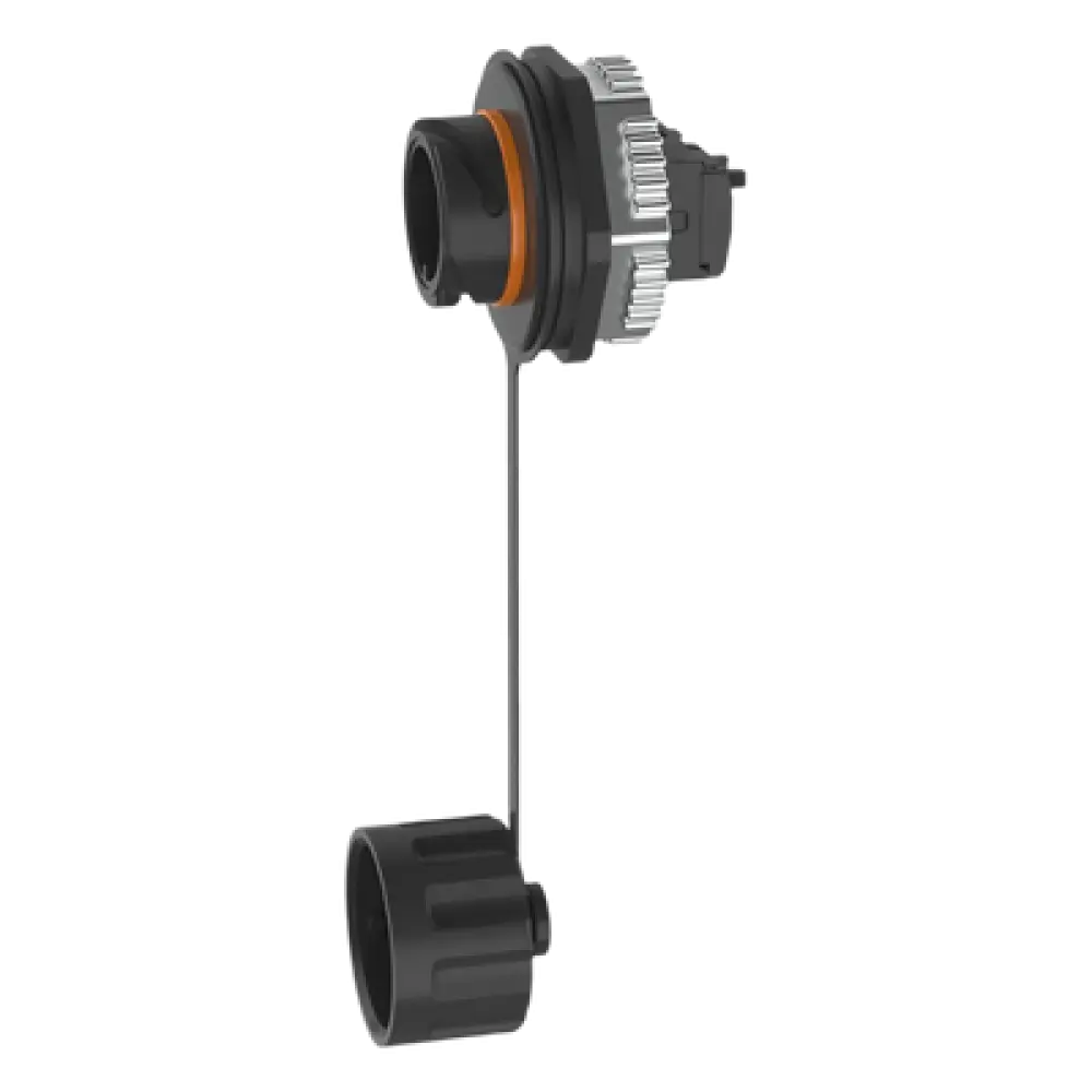Conector Jack RJ45 Industrial / Cat 6A / IP67 / 24 AWG / 50 μin Oro / UL Tipo 12