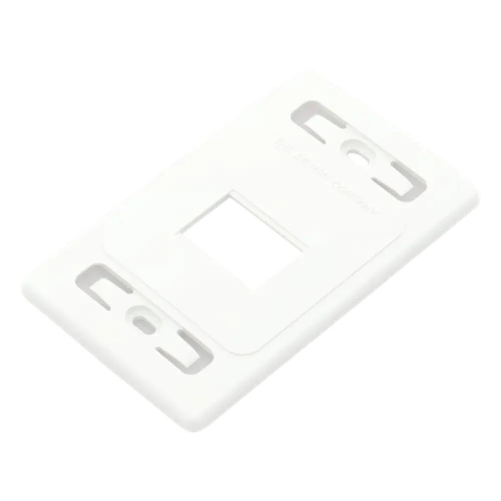 Placa de Pared Modular / 2 Salidas / Blanco / Versión Bulk / Termoplástico Resistente