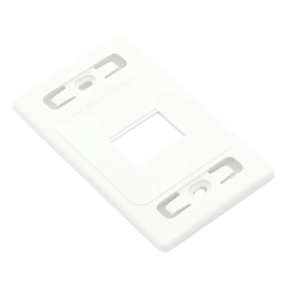 Placa de Pared Modular / 2 Salidas / Blanco / Versión Bulk / Termoplástico Resistente