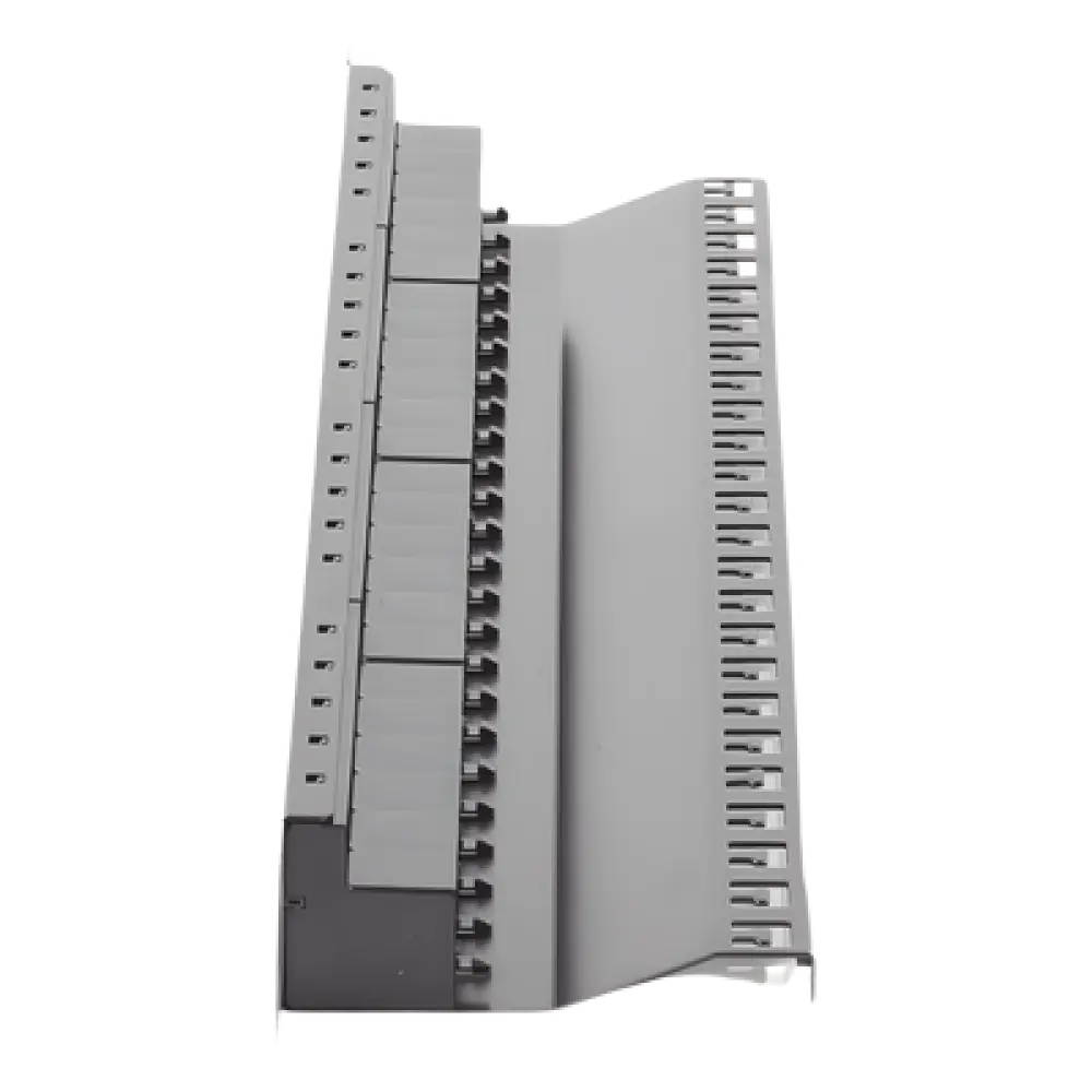 Patch Panel / 24 Puertos / Blindado / Cat 6A / Plano / 1UR