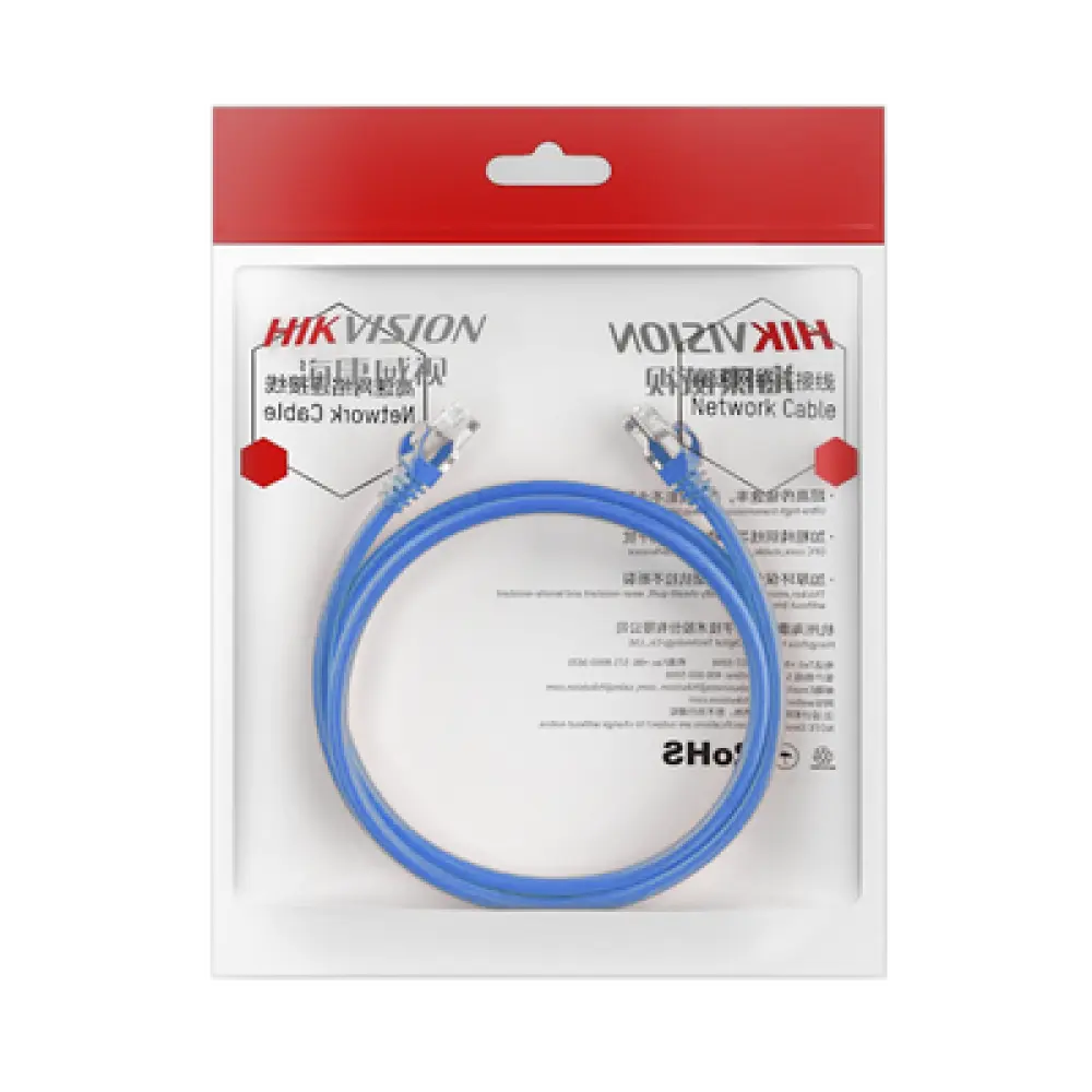 Cable de Parcheo / UTP / Cat. 6 (24 AWG) / 0.50 Metros (1.64 Pies) / Color Azul / PoE+ / Interior