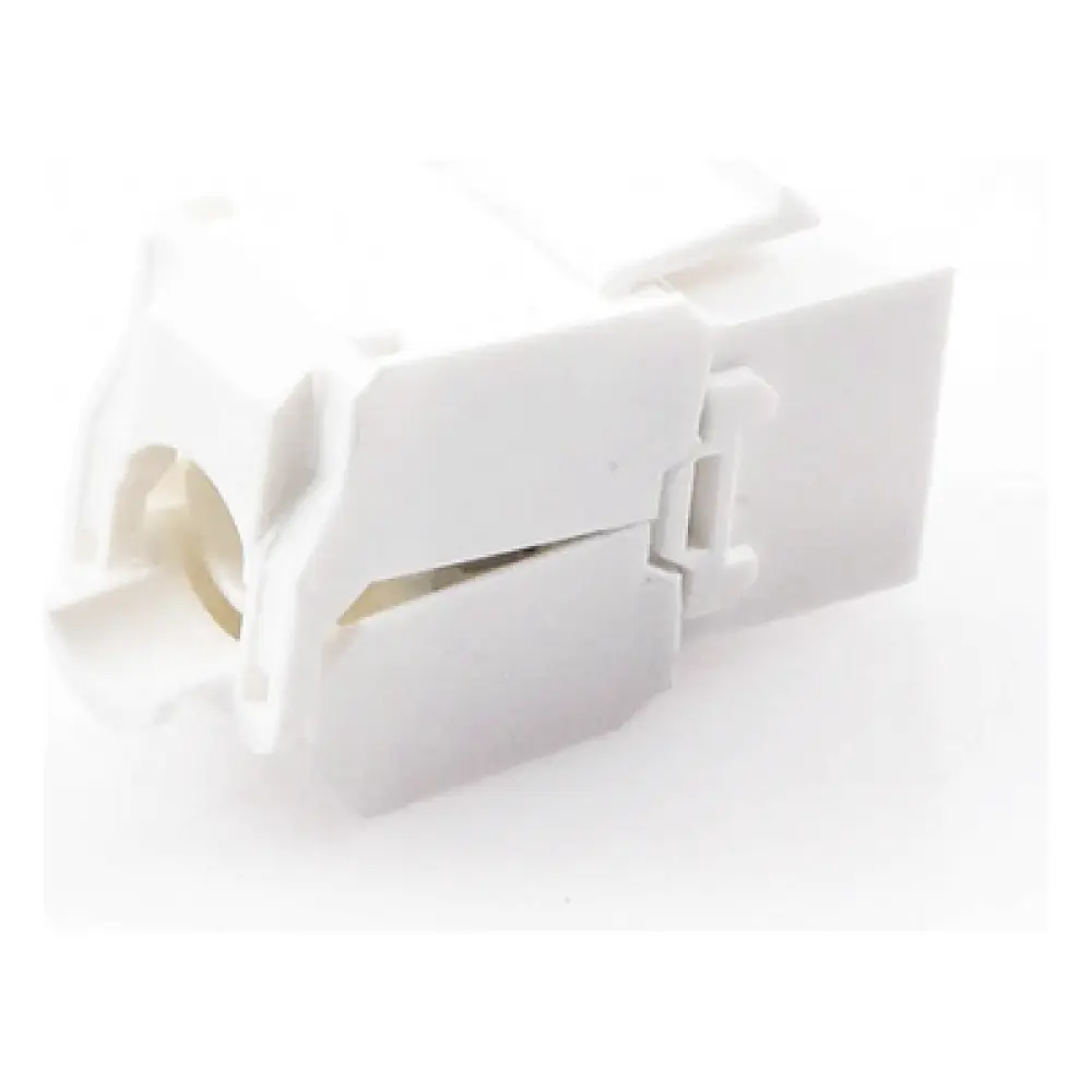 Módulo Jack Keystone / Cat5e / Toolless / Terminación 180° / UTP / 1 Puerto / Blanco
