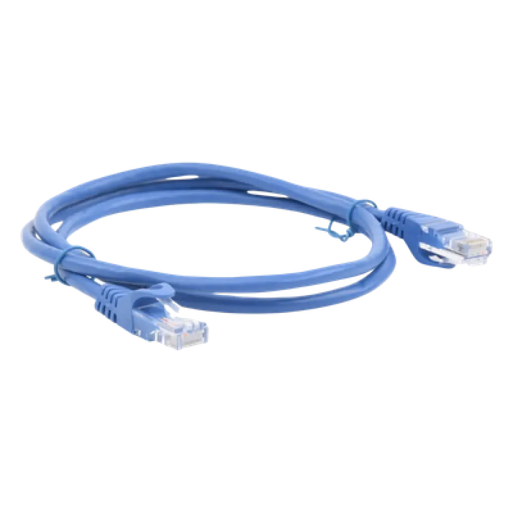 Cable de Parcheo UTP Cat5e / 1 Metro (3.28 Pies) / Azul / RJ45 / 100 Ohm