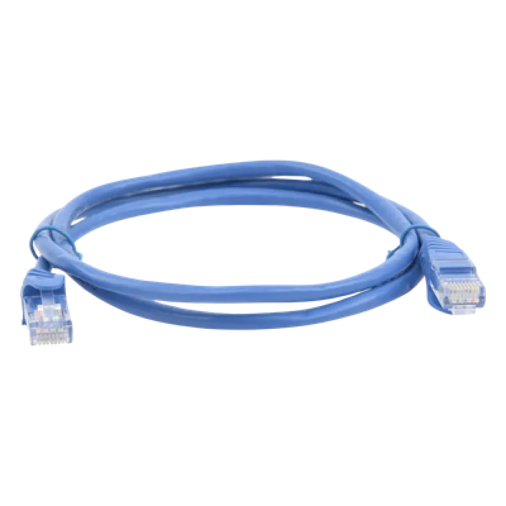 Cable de Parcheo UTP Cat5e / 1 Metro (3.28 Pies) / Azul / RJ45 / 100 Ohm