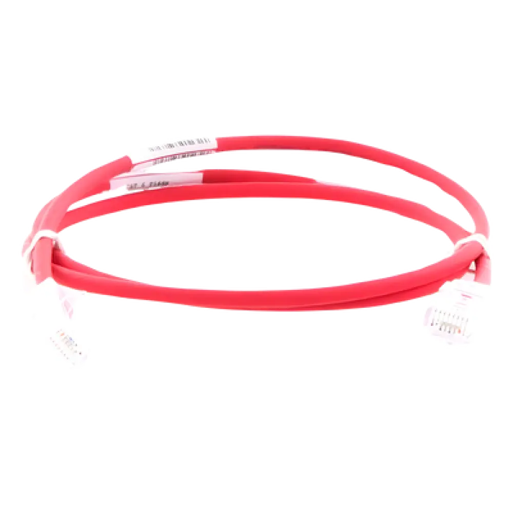 Cable de Parcheo / Cat6 / UTP / 28AWG / 0.91 m (3 ft) / Doble Certificación CM/LSZH / Rojo